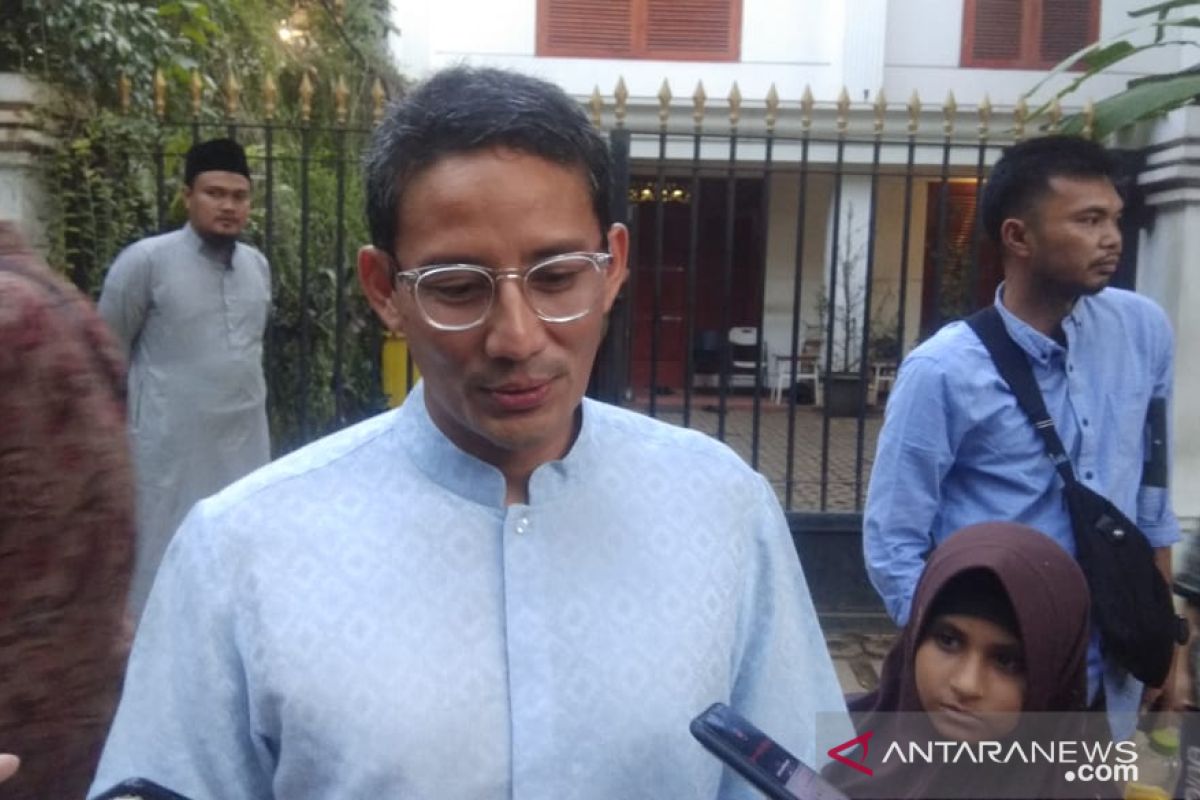 Sandiaga ajak pendukungnya jaga suasana tetap kondusif