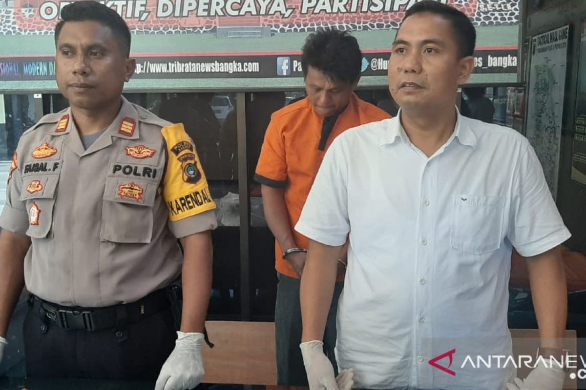 Satnarkoba Polres Bangka tangkap pengedar narkoba