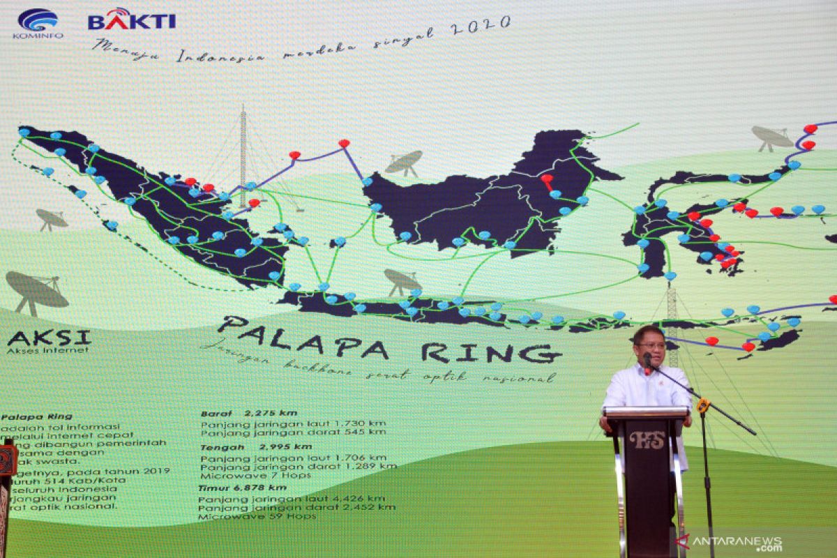 Rudiantara: Palapa Ring paket timur selesai