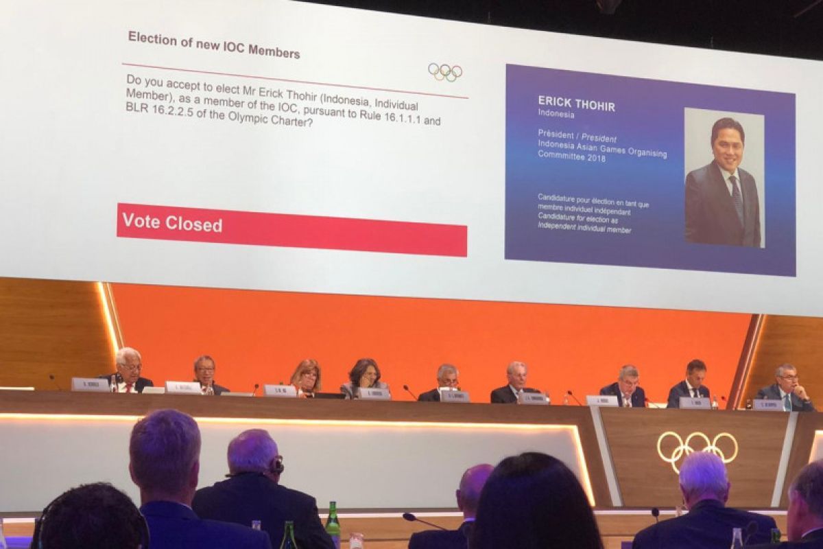Erick Thohir harumkan Indonesia dengan menjadi IOC Members