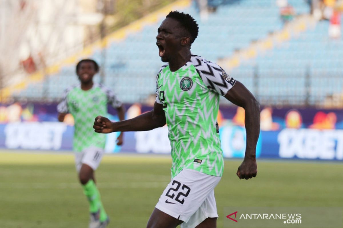 Piala Afrika -- Nigeria tim pertama ke 16 besar, usai menang tipis atas Guinea