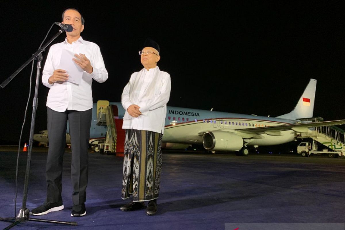 Jokowi berterima kasih pada MK yang sudah putus sengketa dengan adil