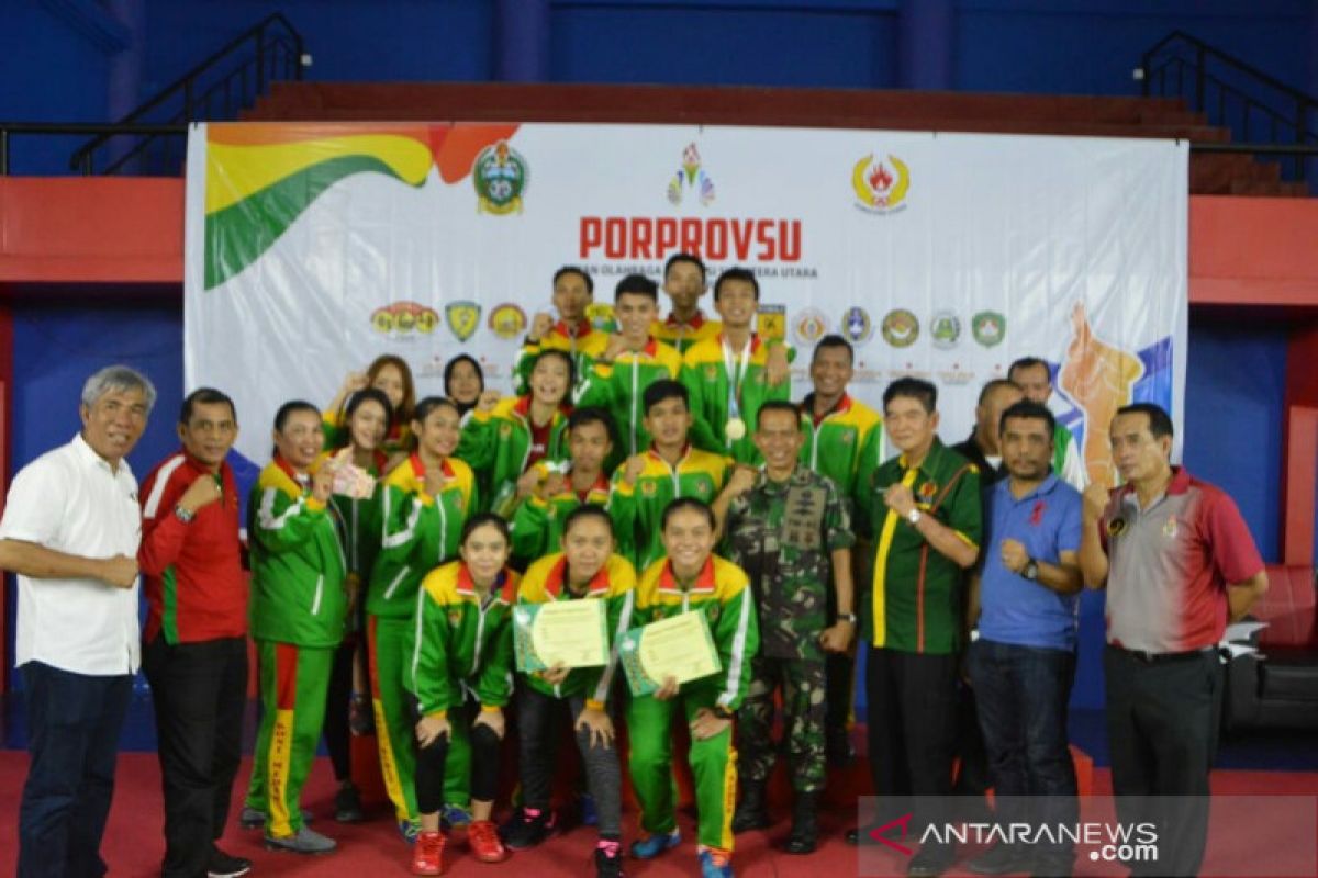 Kota Medan juara umum bulutangkis Porprov Sumut