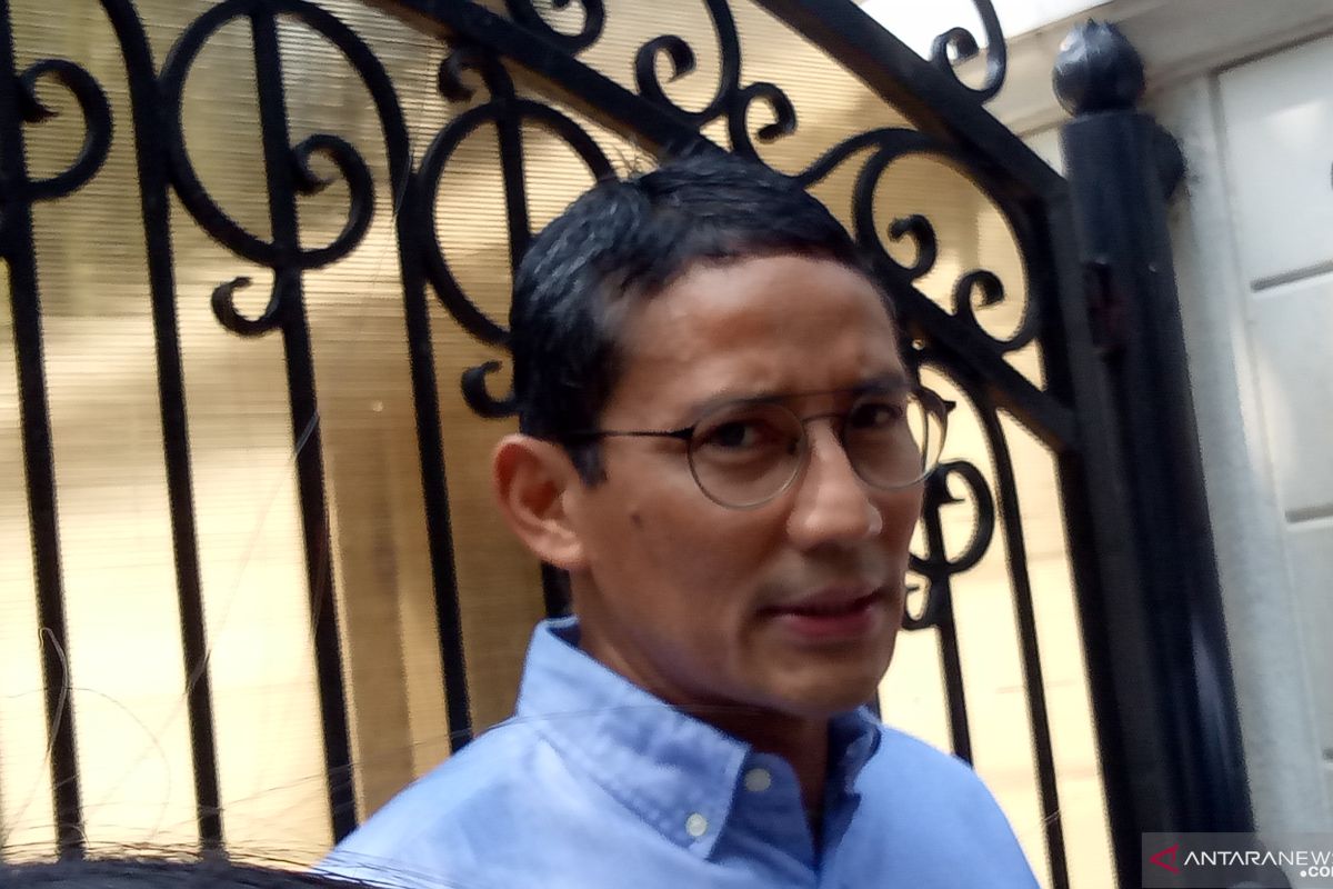 Sandiaga ke rumah Prabowo untuk bertemu pimpinan partai koalisi