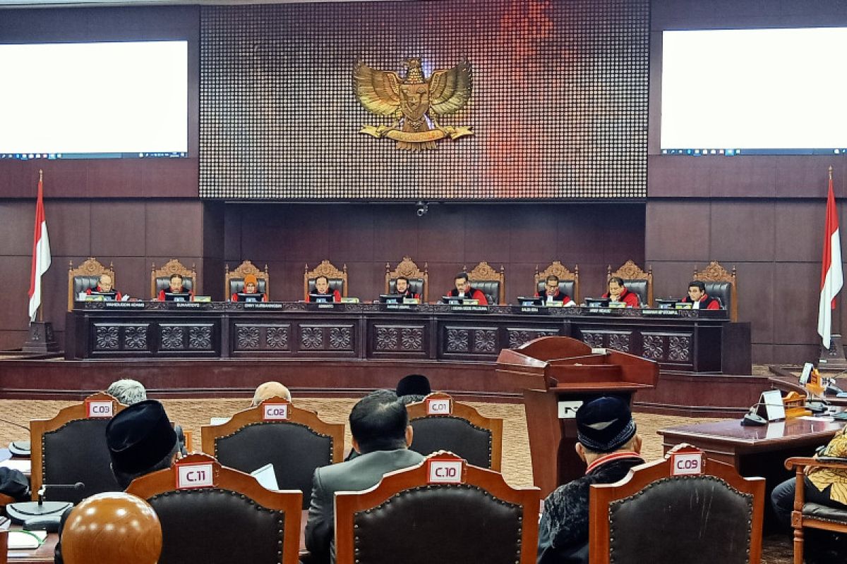 Suasana MK 'cair' usai pembacaan putusan majelis hakim