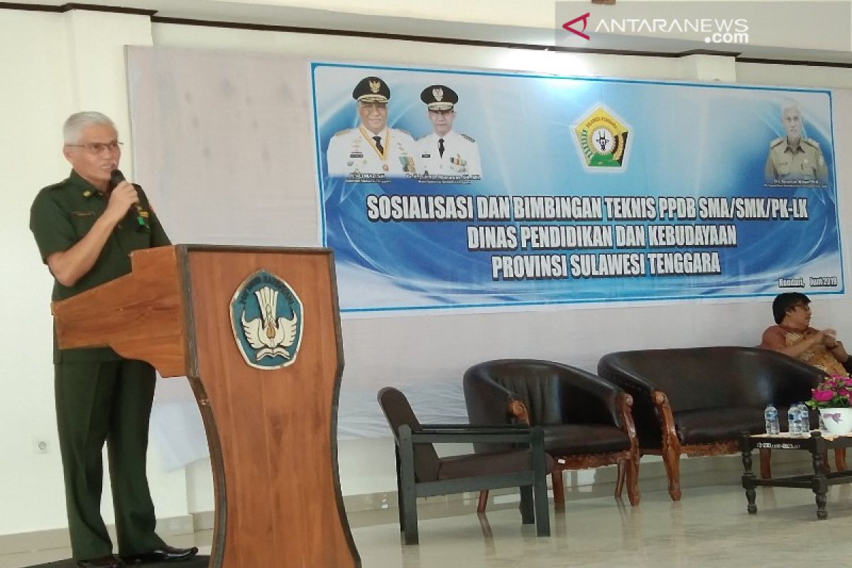 Disdikbud sosialisasi bimbingan teknis PPDB tingkat SMA se-Sultra