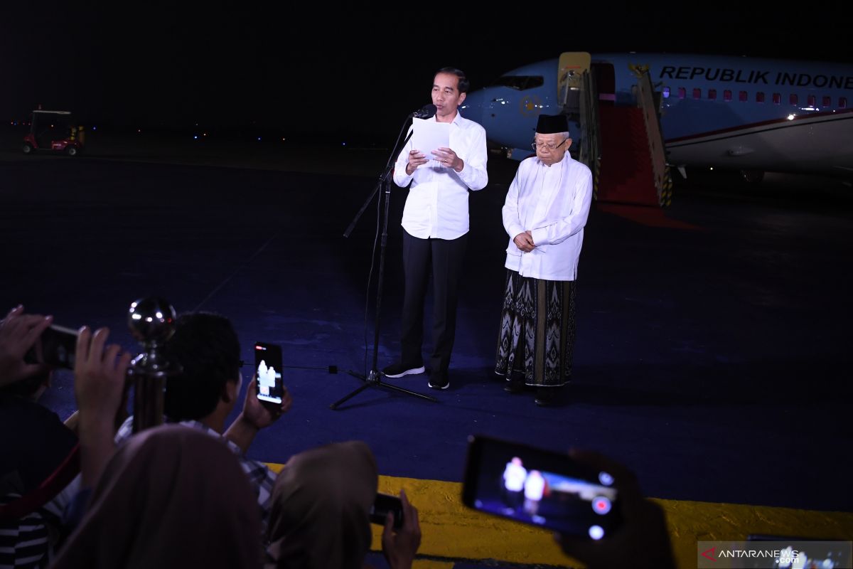 Tanggapi putusan MK, Jokowi: Tidak ada lagi 01 dan 02