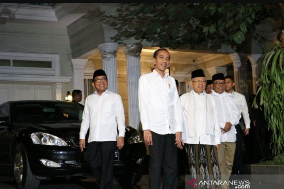 Presiden jemput Ma'ruf Amin menuju Halim Perdanakusuma