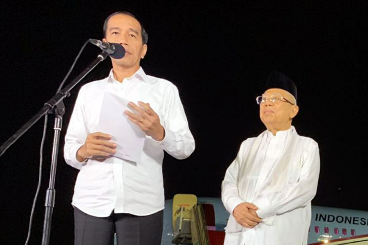 Sidang MK usai, Jokowi ajak rakyat bersatu bangun Indonesia