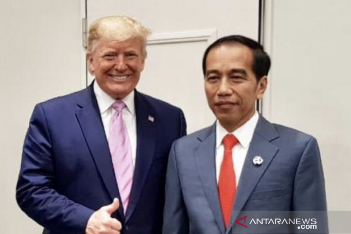 HUT RI, Trump sampaikan pesan demokrasi kepada Jokowi