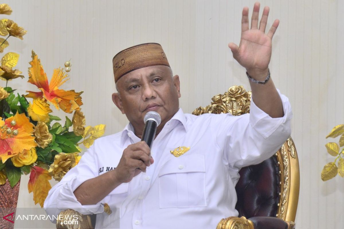 Gubernur Rusli minta bupati dan wali kota prioritaskan belanja fisik