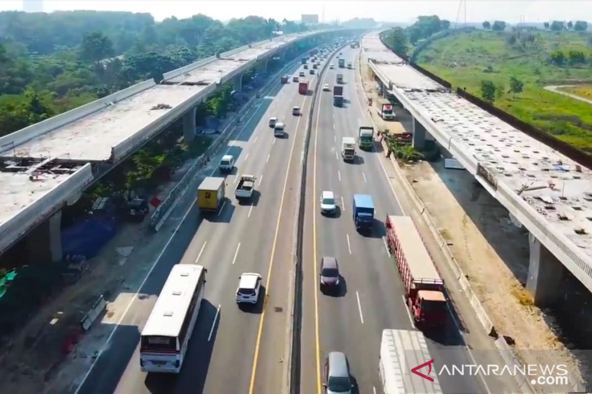 Proyek Jalan Tol Layang Jakarta-Cikampek capai 86 persen