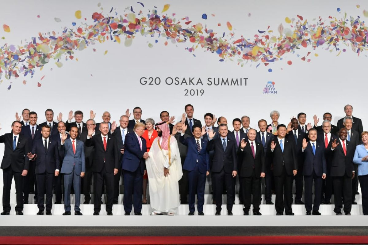 Presiden Jokowi bersama pemimpin G20 hadiri pertunjukan budaya Jepang