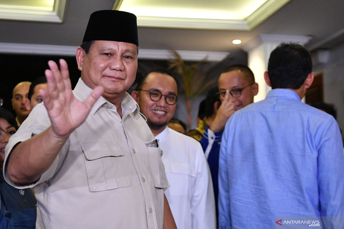 Prabowo menyatakan koalisi Indonesia Adil Makmur telah selesai