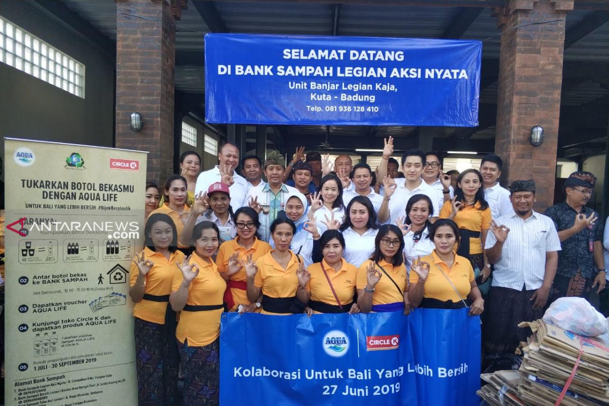 Danone, Circle K, Bali Wastu, dan DLH Bali kumpulkan limbah minuman (video)