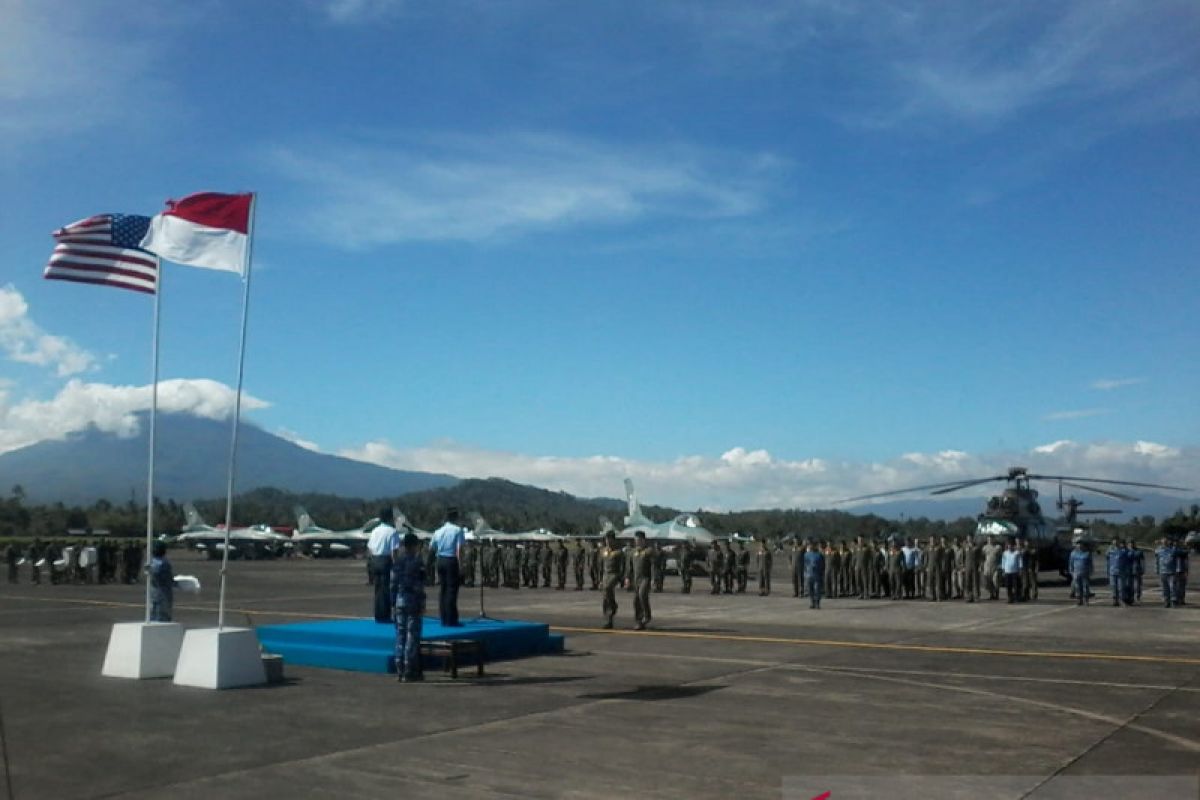 Latihan bersama Angkatan Udara Indonesia-Amerika Serikat berakhir