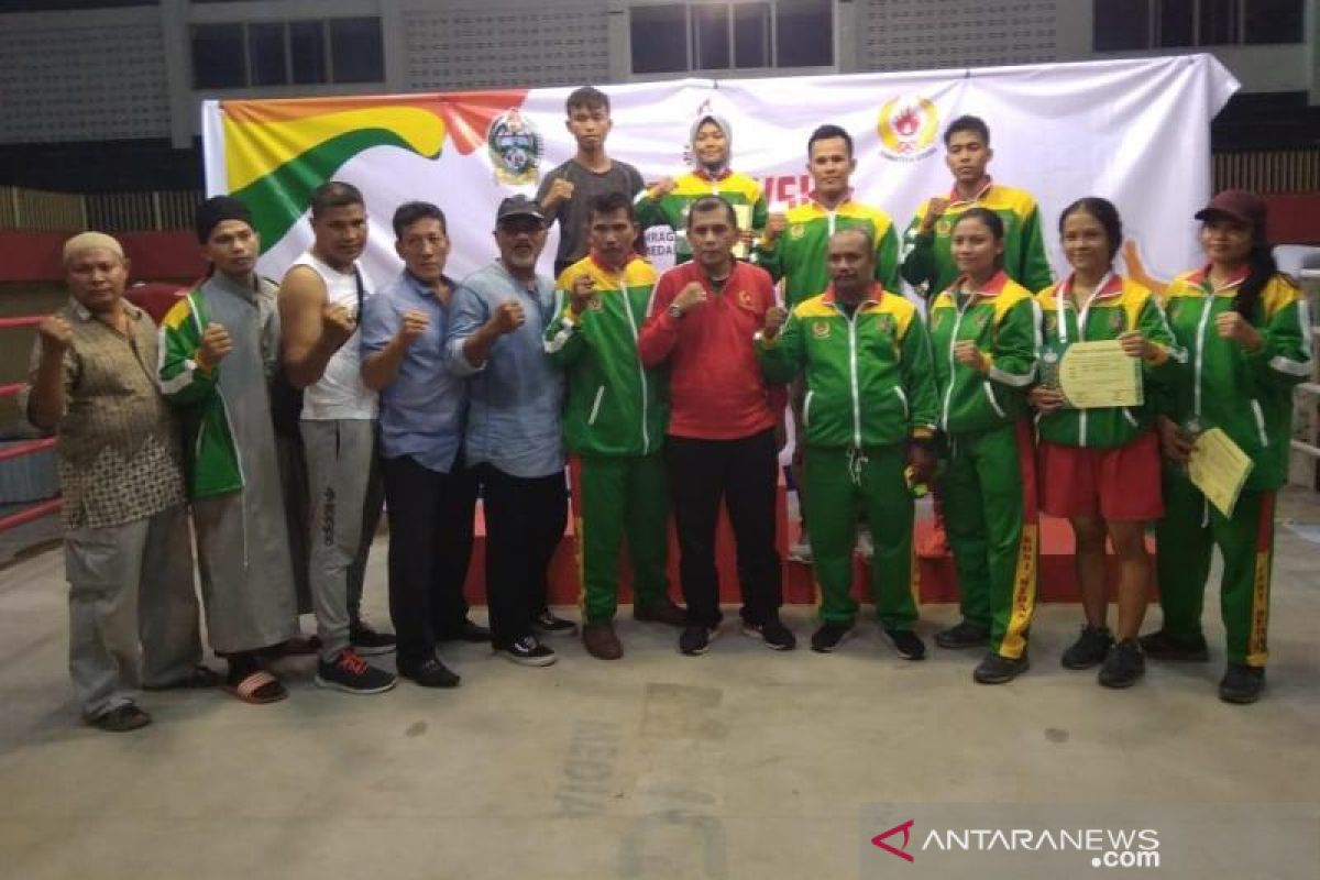 Kota Medan juara umum tinju Porprov Sumut 2019