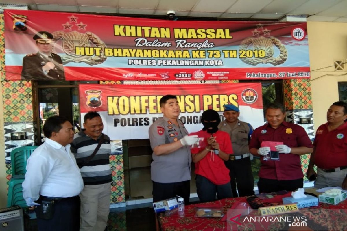 Polresta Pekalongan  mengungkap 23 kasus Narkoba selama Januari-Juni