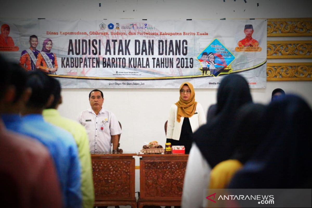 Disporbudpar Batola gelar audisi Atak Diang 2019