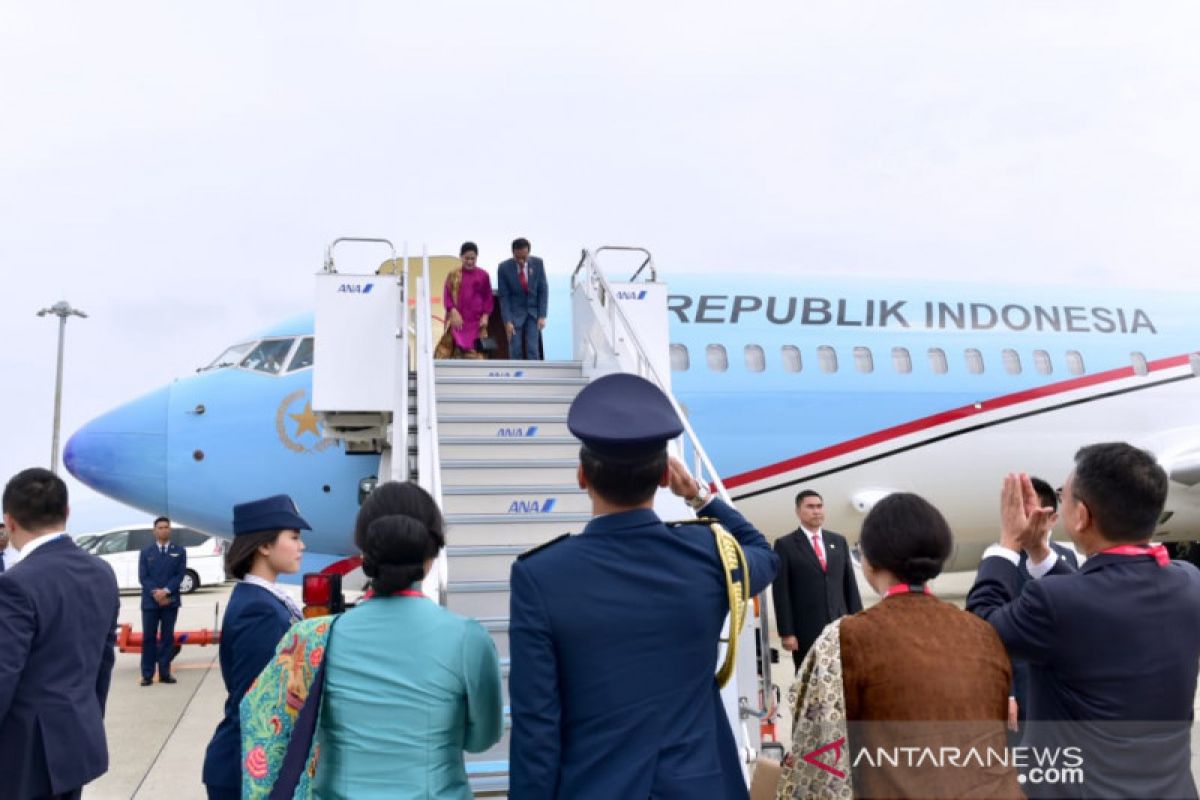 Akhiri kunjungan di Jepang, Presiden Jokowi balik ke tanah air