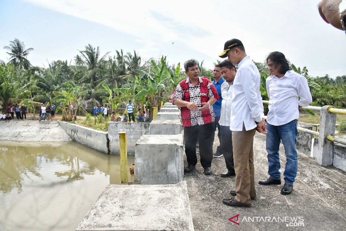 Wagub Sumut janji  Waduk Perupuk di Batubara diperbaiki