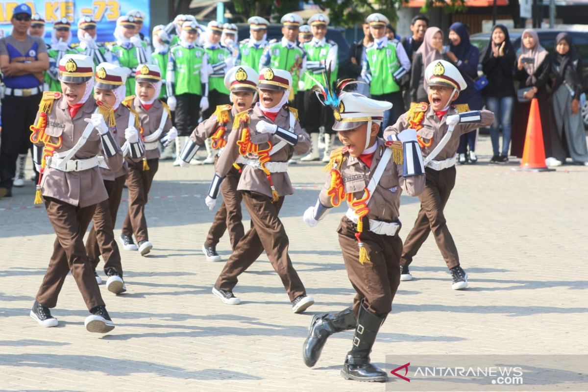 Tim binaan Satlantas Polres Tanbu juara lomba polisi cilik