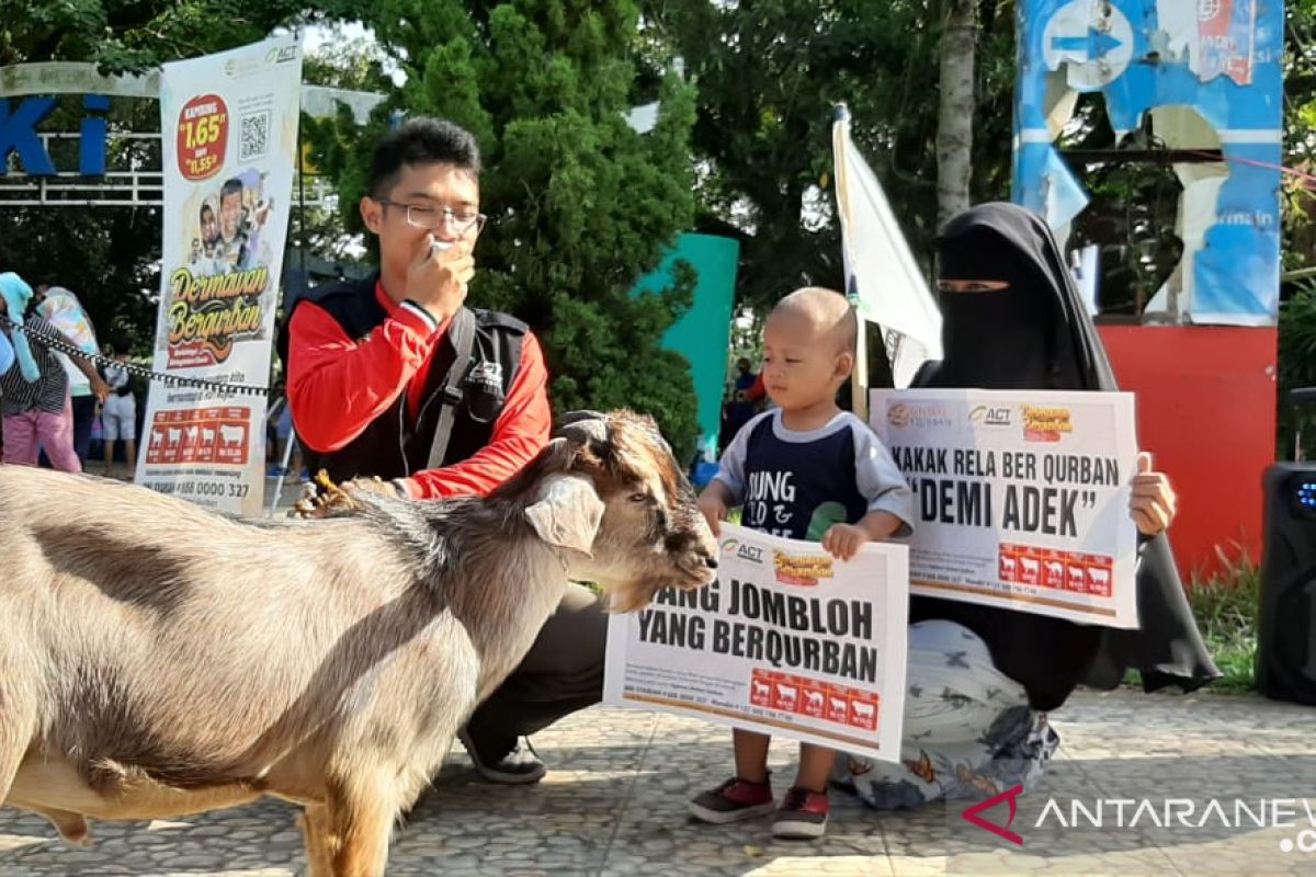 ACT Sumsel gelar karnaval qurban di taman Kambang Iwak Palembang