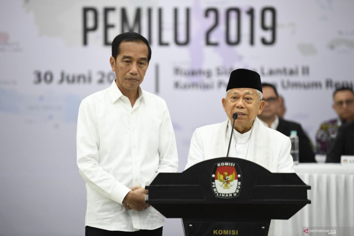 Presiden terpilih Jokowi apresiasi kerja-kerja TKN-TKD