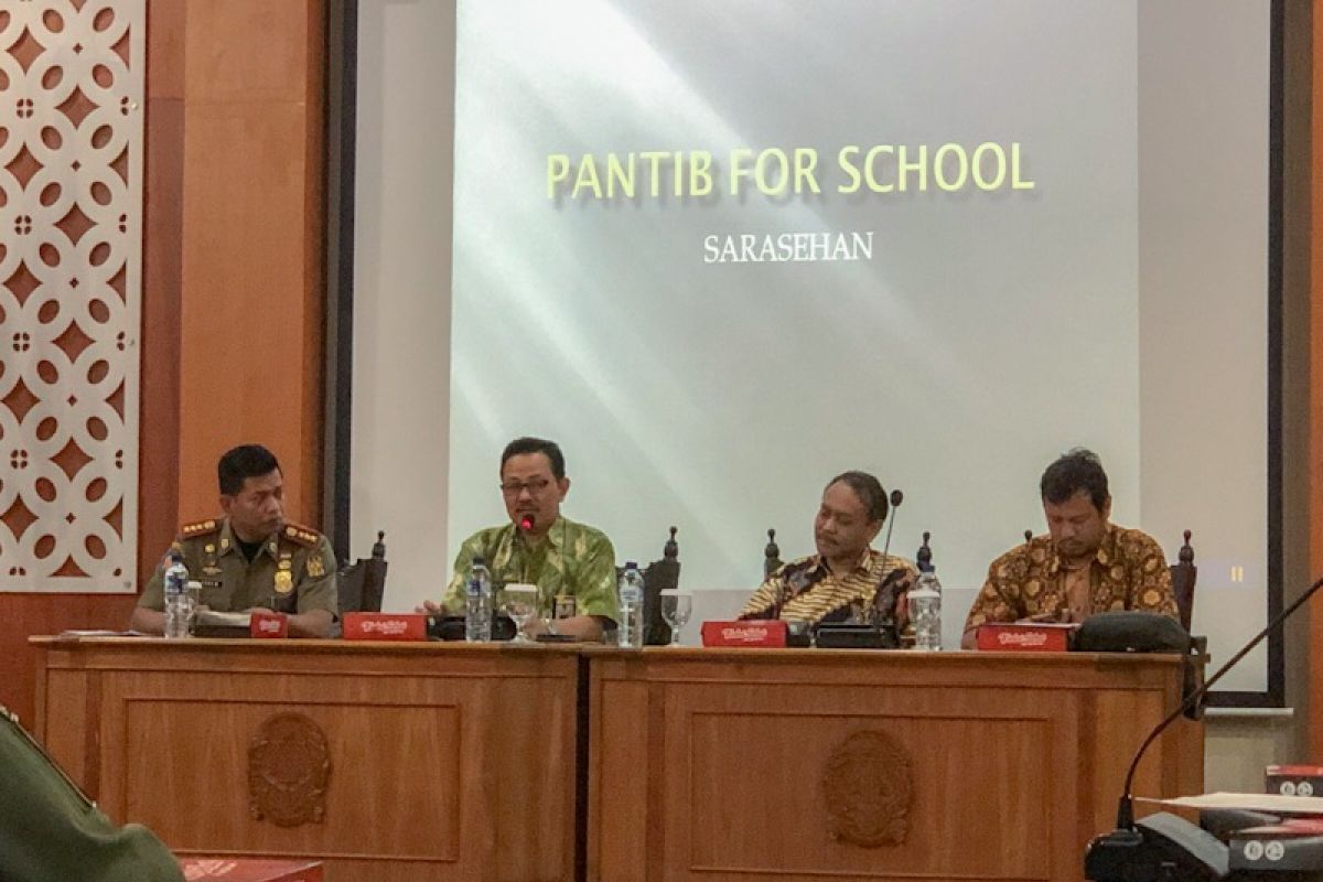 Sekolah sasaran "Pantib for School" diminta untuk susun rencana aksi