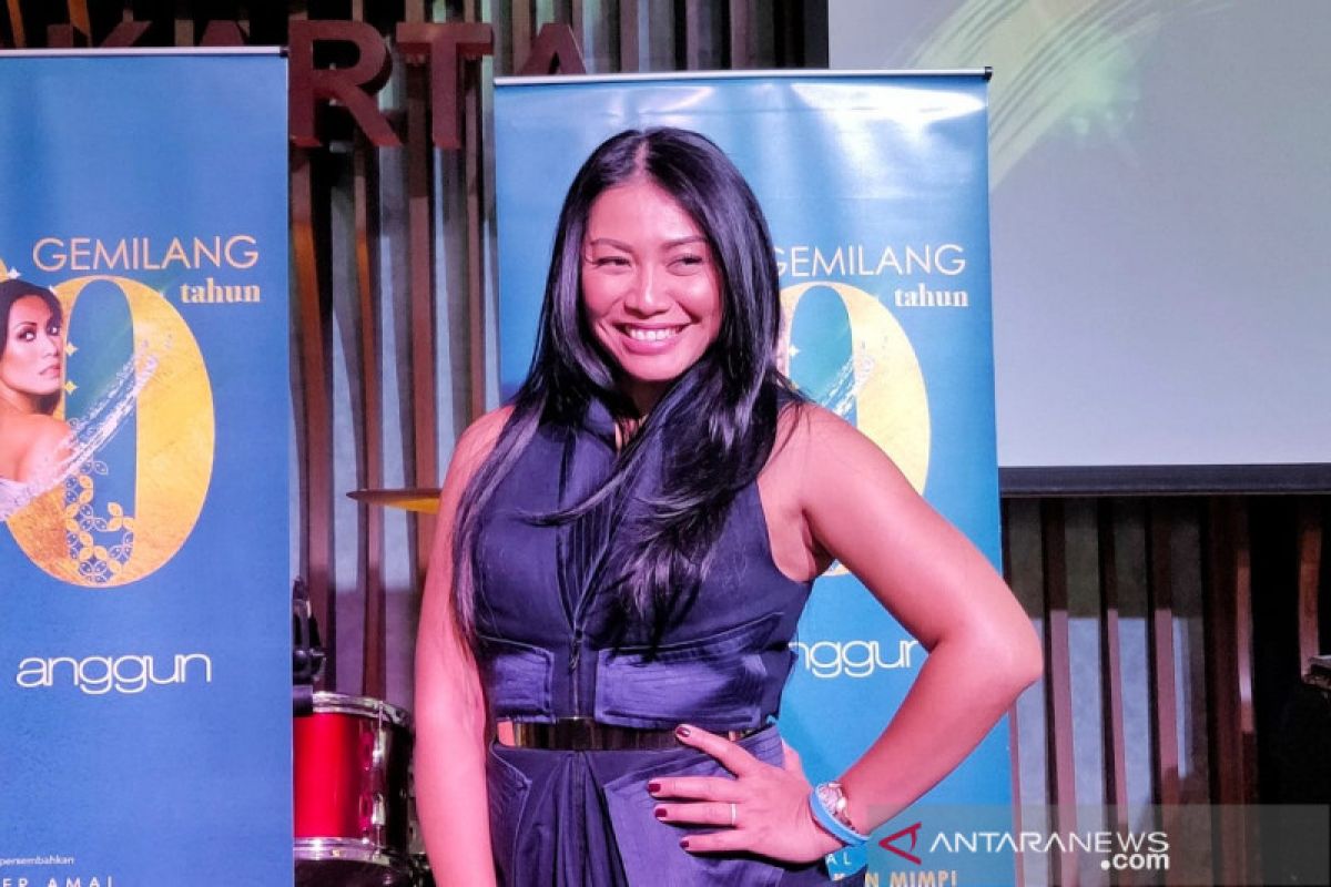 Anggun C Sasmi selalu kangen konser di Indonesia karena hal ini