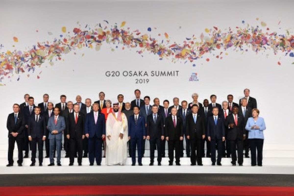 Jepang sambut para pemimpin dunia di KTT G20 pertama