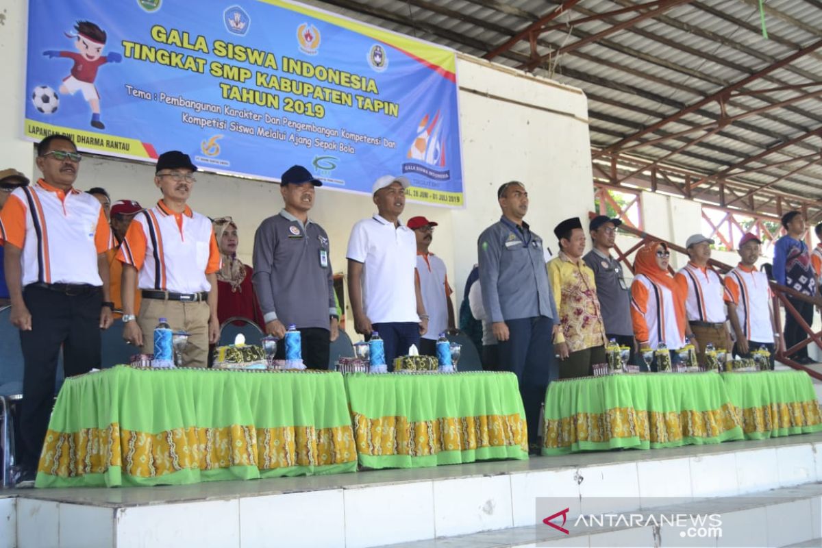 Delapan Tim Ikuti GSI Kabupaten Tapin Tingkat SMP