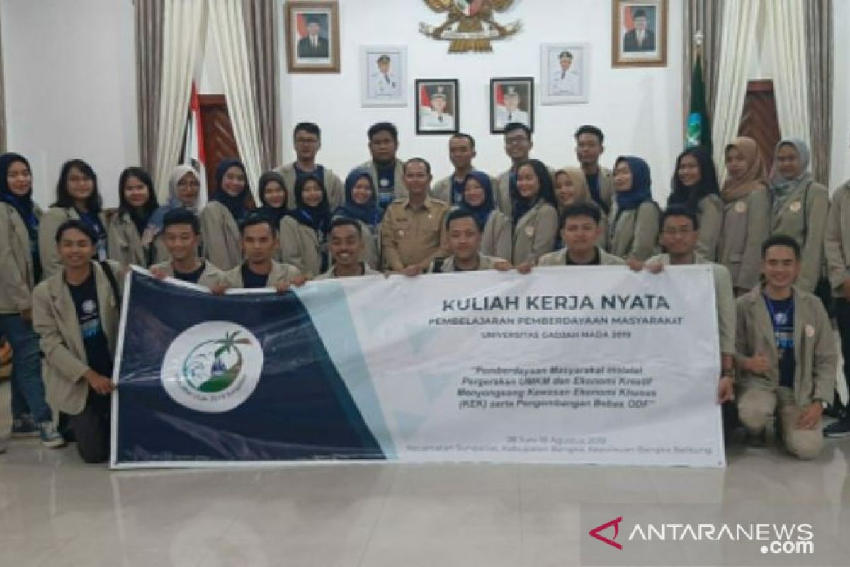 Bupati Bangka terima kegiatan KKN mahasiswa UGM