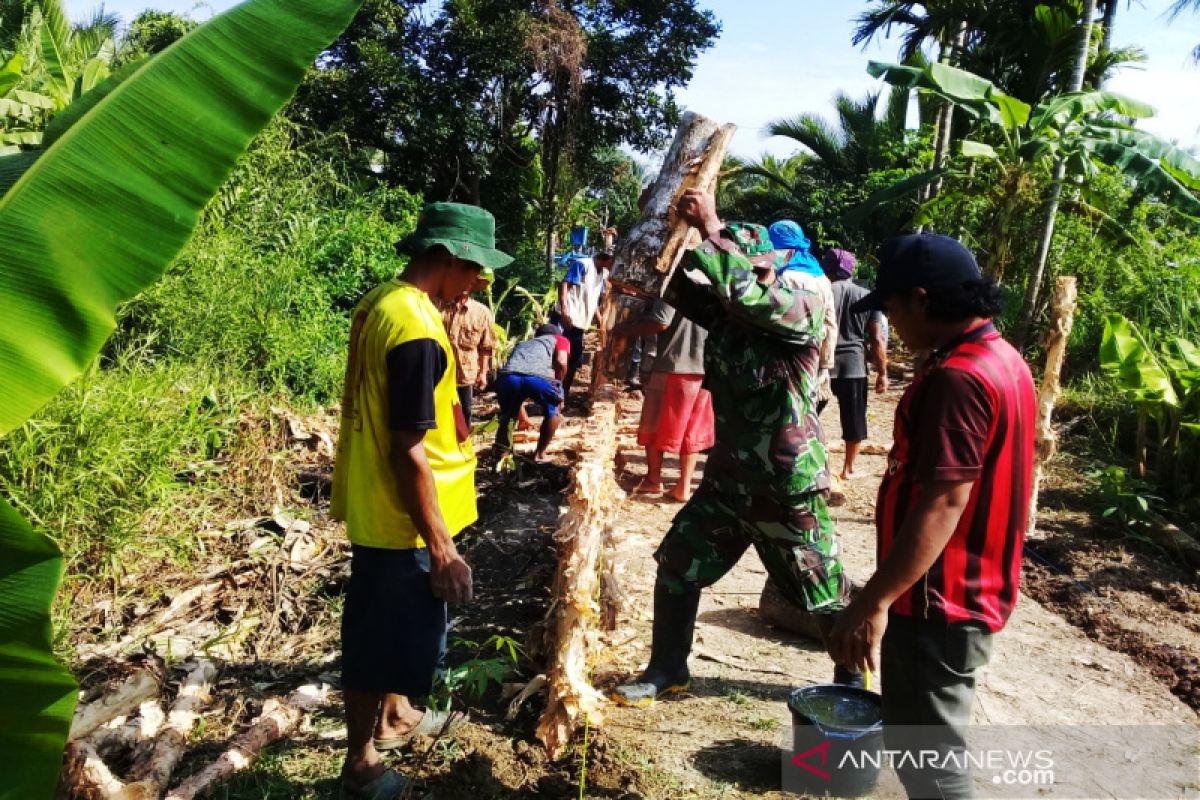 TMMD Kodim Banjarmasin percepat pembuatan siring jalan