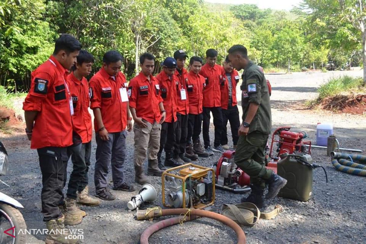 Relawan PMI Banjar dilatih penanggulangan kebakaran hutan serta lahan