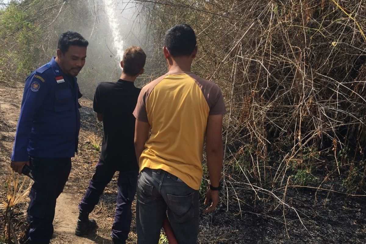 Kebakaran lahan terjadi dua lokasi di Aceh  Besar