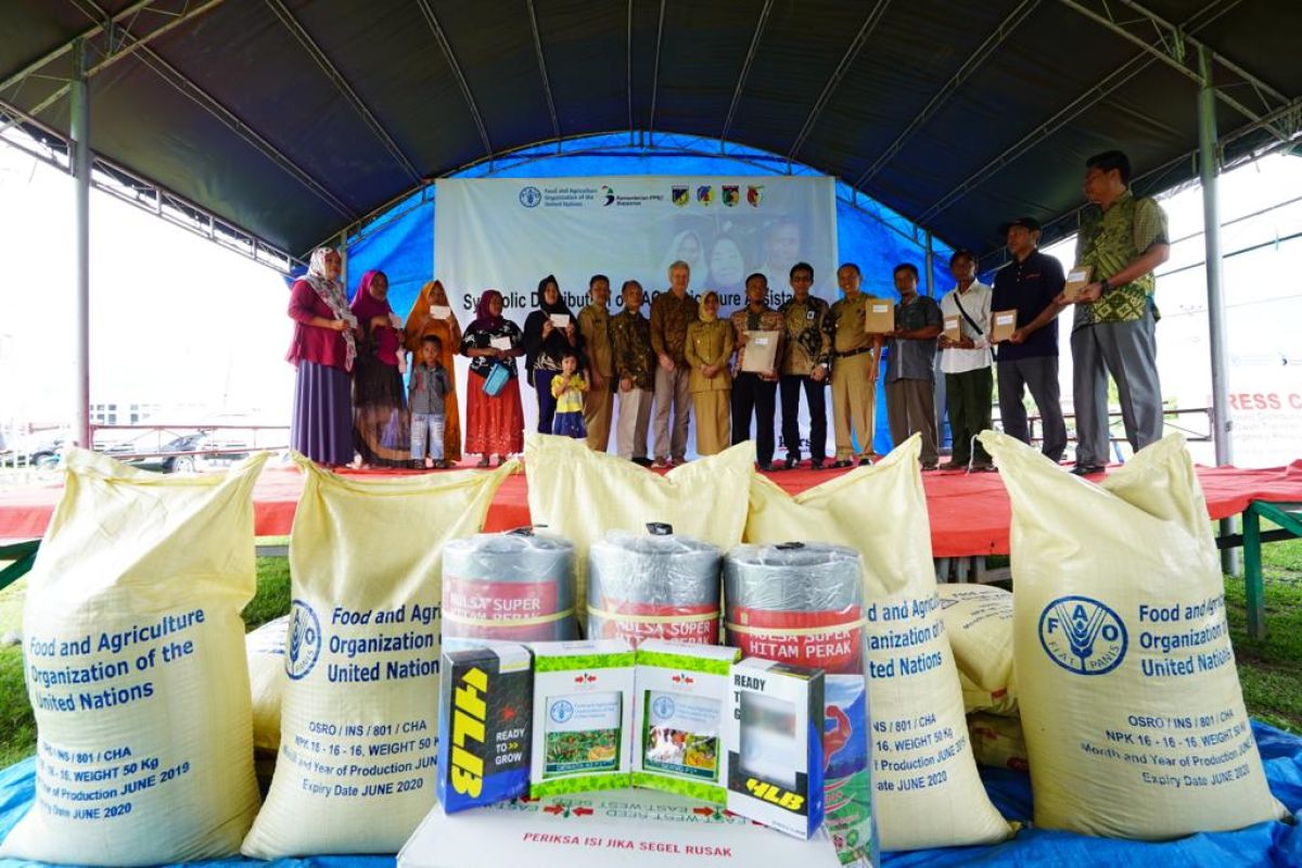 FAO disburses aid to farming, fishing households in Central Sulawesi