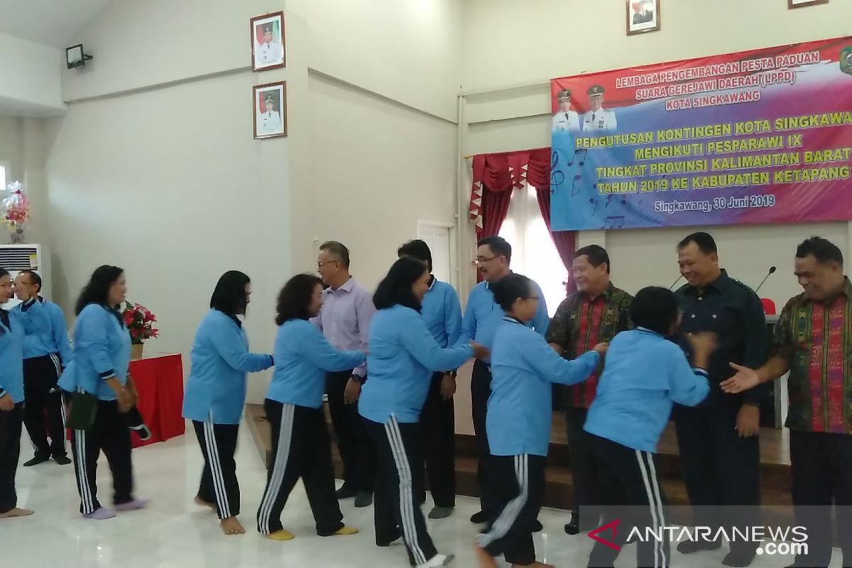 Singkawang utus 110 peserta Pesparawi Kalbar di Ketapang