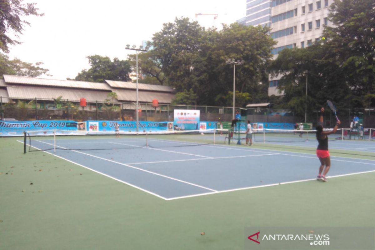 Petenis Indonesia mengamankan langkah ke putaran kedua Thamrin Cup