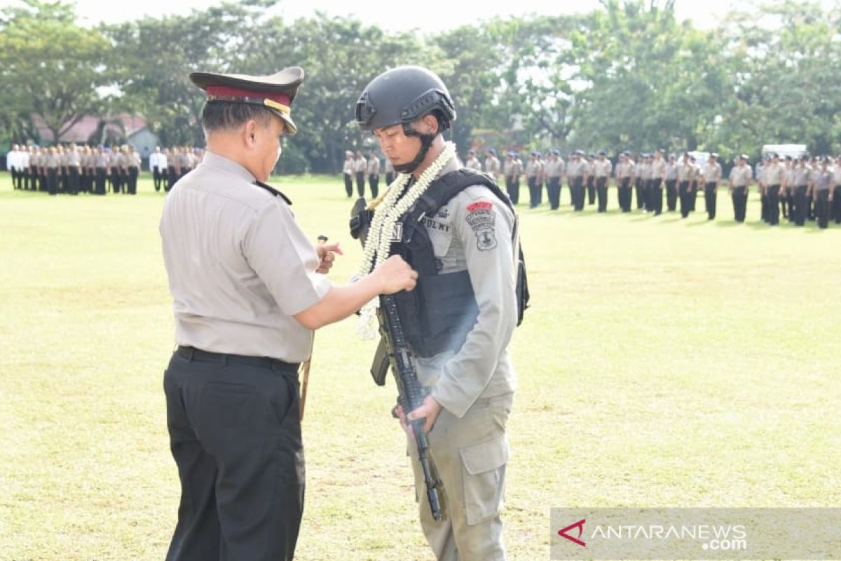 S Kalimantan Police welcome Brimob return from Papua with appreciation