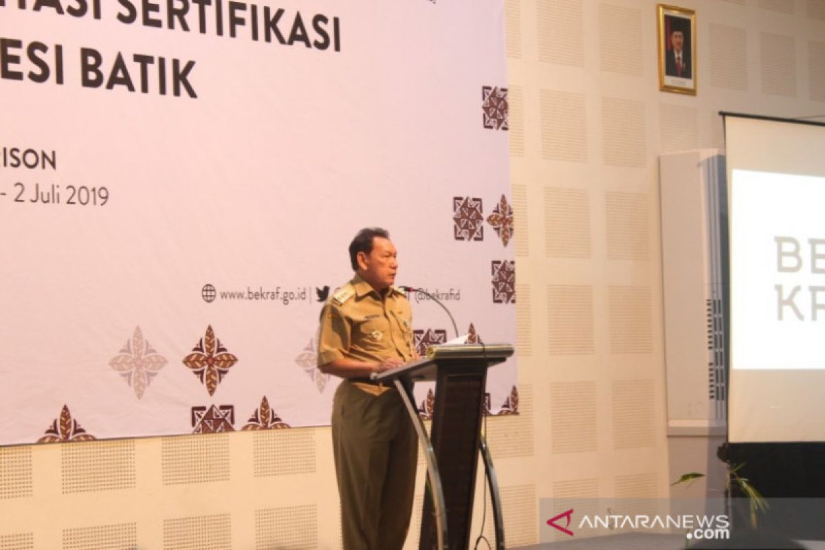 Bekraf memfasilitasi sertifikasi profesi batik Pekalongan