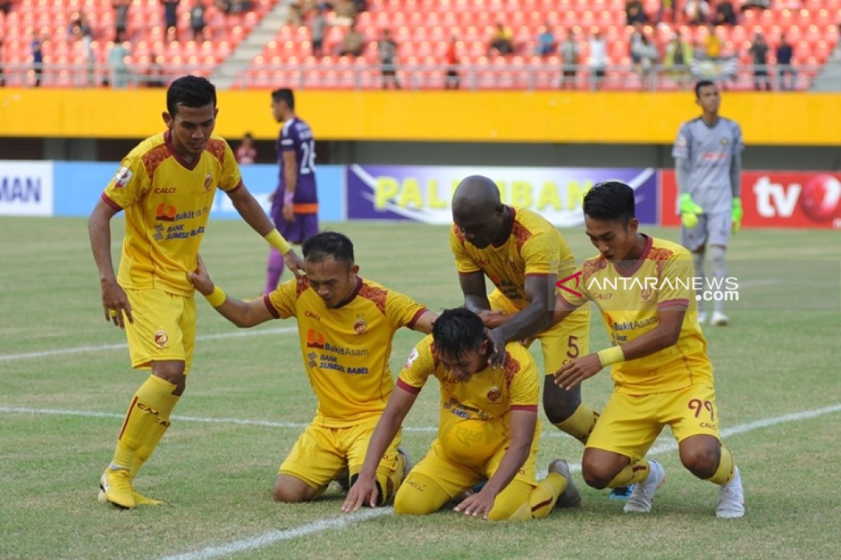 Sriwijaya FC raih poin penuh, kalahkan PSGC Ciamis  3-1
