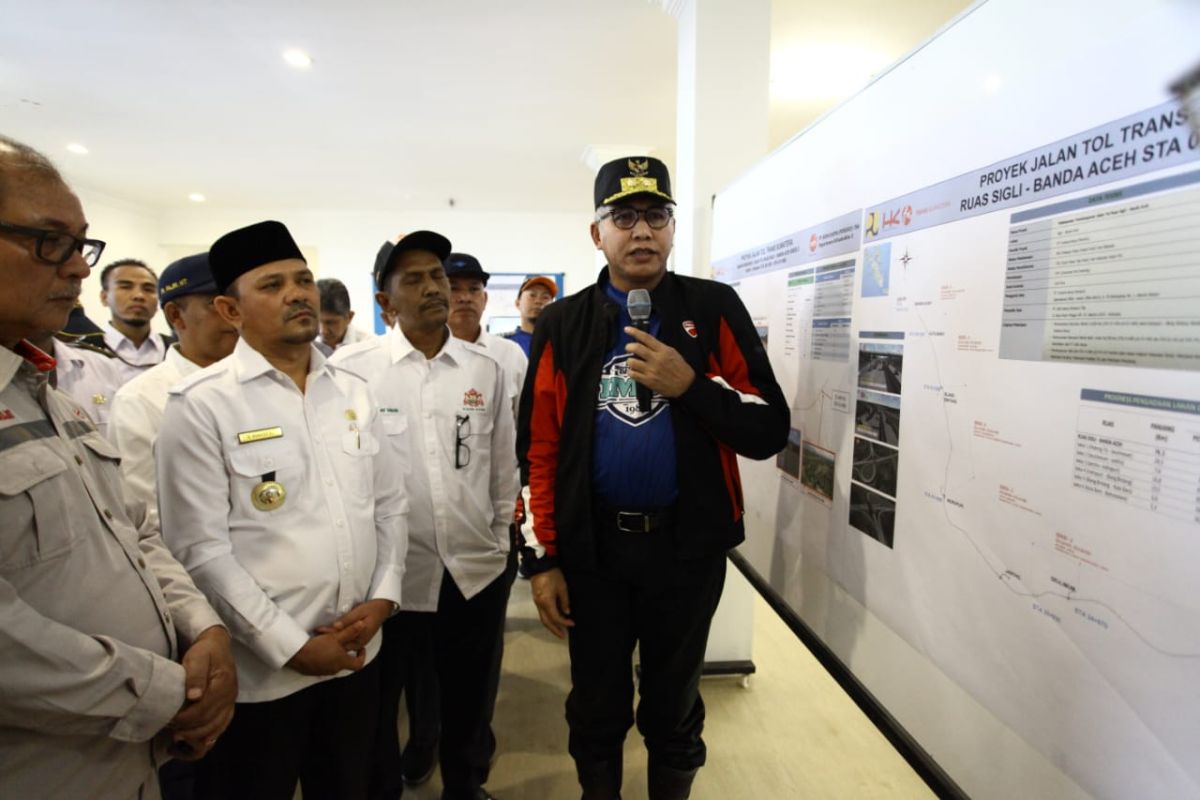 Pembagunan Tol Banda Aceh-Sigli berjalan lebih cepat