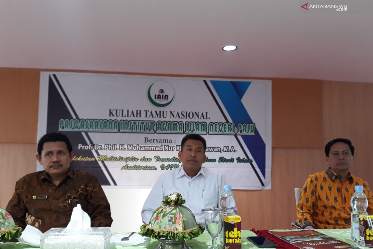 Sekjen Kemenag jadi narasumber kuliah tamu nasional IAIN Palu