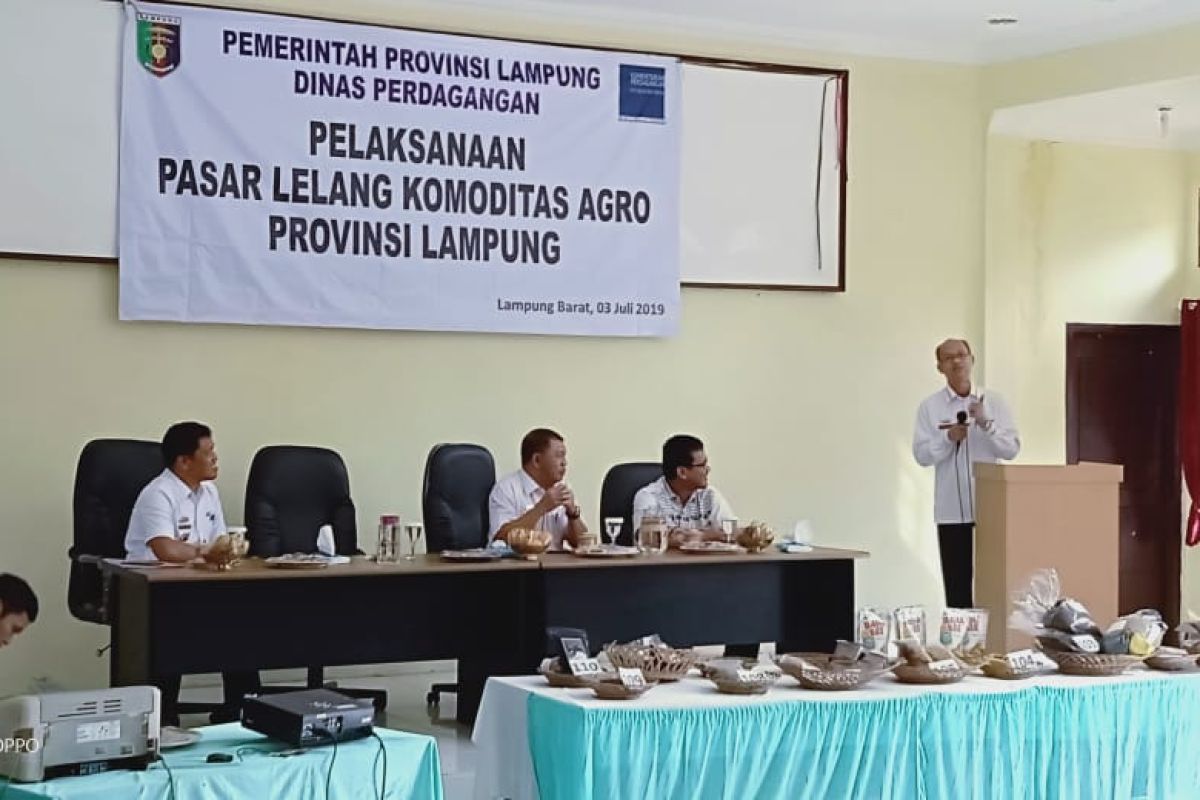 Lampung gelar pasar lelang komoditas