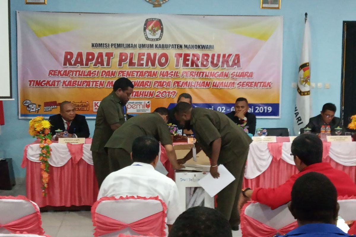 Lima daerah di Papua Barat sudah dapat tetapkan caleg terpilih