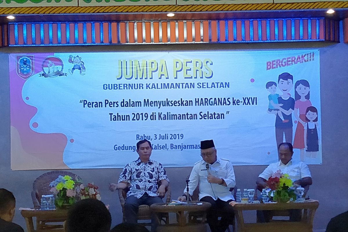 Gubernur Kalsel menghadap presiden terkait Harganas