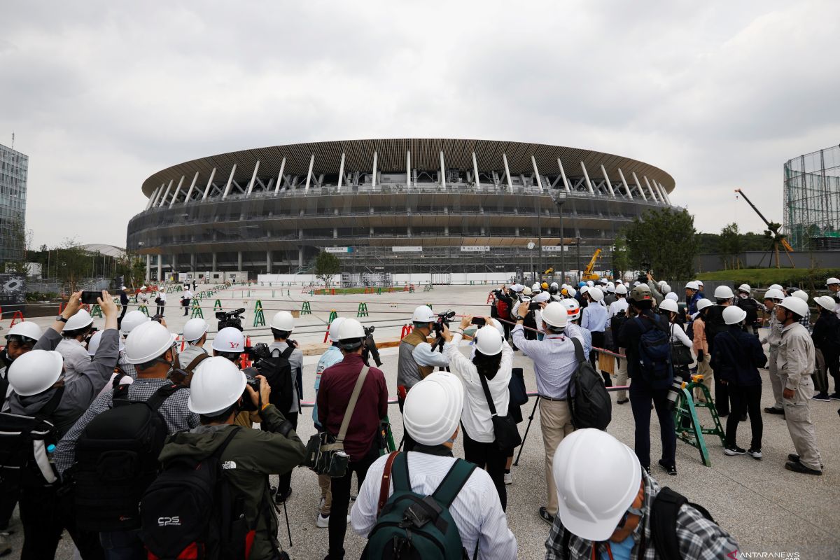 Pembangunan stadion utama Olimpiade Tokyo rampung