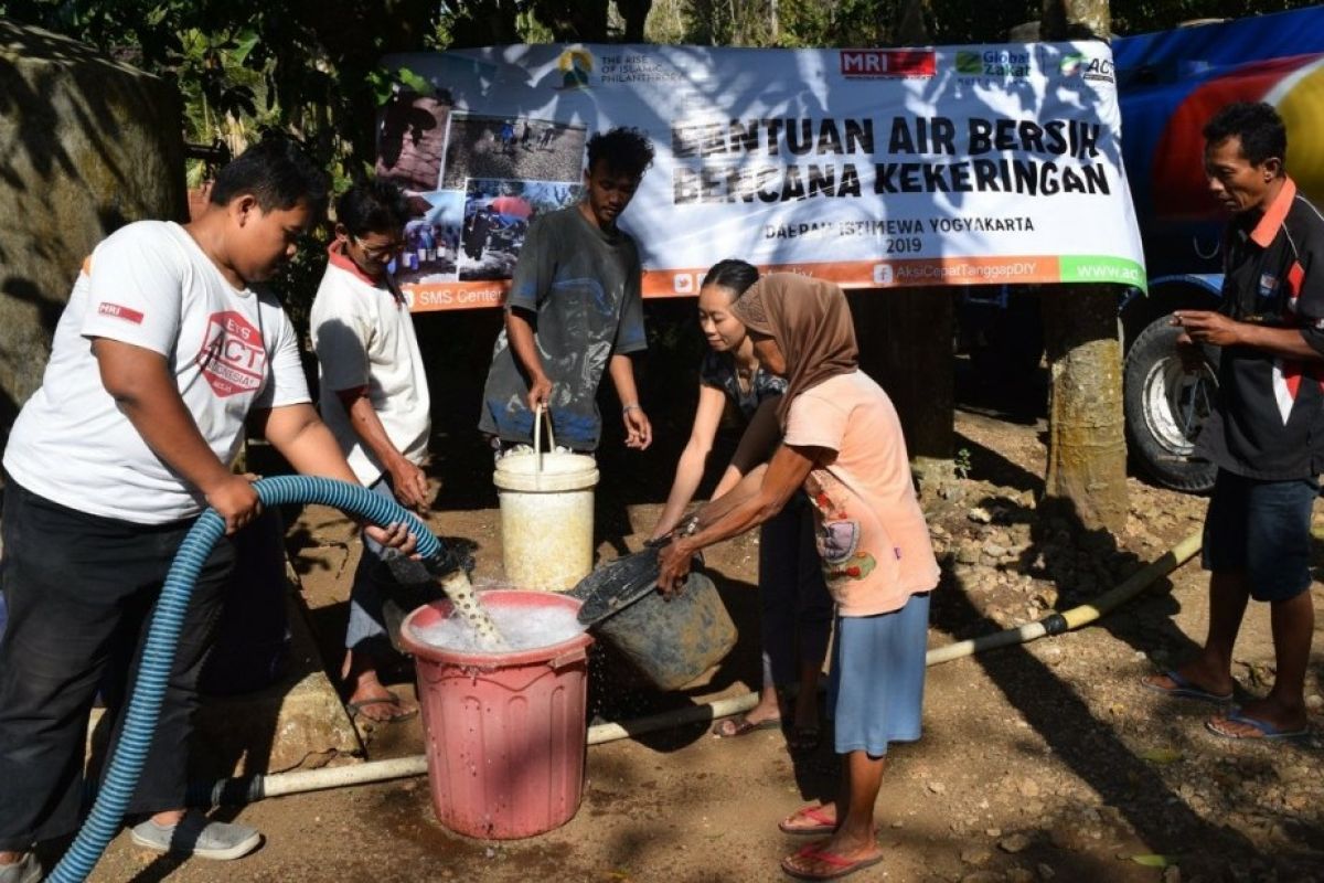 ACT: 50.000 liter air atasi kekeringan di Gunungkidul dan Lombok