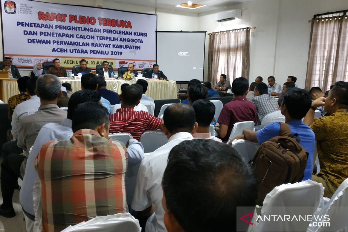 KIP tunda rapat pleno penetapan anggota DPRK Aceh Utara terpilih